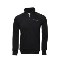 HOME IS GERMANY -MINIMALIST 1/4  ZIP – BLACK